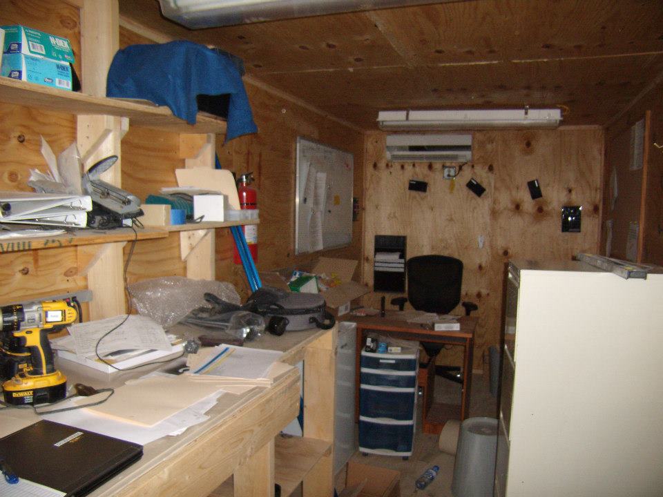 Working on equipment in Afghanistan